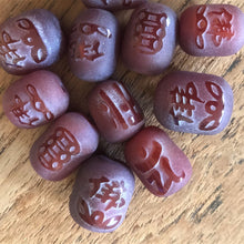 Load image into Gallery viewer, Burnt Jade, Carnelian, Rhodonite, Beads, Asia, Semi-Precious, Worldwide, Mother of Pearl, Onyx, Rose, Clear, Strawberry, & Cherry Quartz, Moonstone, Blue Lace & Moss Agate, Aquamarine, Amethyst, Green Fluorite, Peridot, Jade, Lapis Lazuli, Citrine, Sunstone, Tiger Eye, Mookaite, Peridot, Black, Mahogony, & Snowflake Obsidian, African & Himalayan Turquoise, Opal Art, Golden Amphibole, Red & Rainforest Jasper, Kyanite, Malachite, Aventurine, Prehnite, Chrysoprase, Green Diopside, Tourmaline, Haematite,