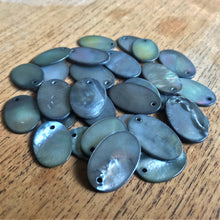 Load image into Gallery viewer, Plates, Pau Shell, Sparkle MOP, Name Tags, Axe Heads, Leaves, Machetes, Love Hearts, Tags, Australia, Shell Pendants, Yokes, Drops, Tears, Tiles, Shields, Donuts, Shards, Claws, Shields, Buttons, Western Australia, Teardrops, Raindrops, Jewellery, Bracelets, Necklaces, Earrings, Key Rings, Beads, Beaders, Mother of Pearl Shell, MOP, White, Gold, Pink, Brown, Black, Abalone, Green Abalone, Trochus, Cowrie Shell, Mother of Pearl Shell, MOP, White, Gold, Pink, Brown, Black, Green, Pink Lip Mussel Shell,