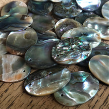 Load image into Gallery viewer, Plates, Pau Shell, Sparkle MOP, Name Tags, Axe Heads, Leaves, Machetes, Love Hearts, Tags, Australia, Shell Pendants, Yokes, Drops, Tears, Tiles, Shields, Donuts, Shards, Claws, Shields, Buttons, Western Australia, Teardrops, Raindrops, Jewellery, Bracelets, Necklaces, Earrings, Key Rings, Beads, Beaders, Mother of Pearl Shell, MOP, White, Gold, Pink, Brown, Black, Abalone, Green Abalone, Trochus, Cowrie Shell, Mother of Pearl Shell, MOP, White, Gold, Pink, Brown, Black, Green, Pink Lip Mussel Shell,