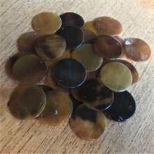 Load image into Gallery viewer, Brown Mother of Pearl, Jewellery-Making, Two-Hole Tiles, Love Hearts, Donuts, West Australia, Key Rings, West Australian, Rings, Plates, Name Tags, Axe Heads, Machetes, Hearts, Yokes, Drops, Tears, Tiles, Ovals, Shields, Shards, Claws, Shields, Vee Sticks, Clothes Pegs, Matchsticks, Buttons, Teardrops, Mother of Pearl Shell, White, Gold, Pink, Brown, Black, Green, Abalone, Green Abalone, Trochus, Cowrie Shell, Green Lip Mussel, Pink Lip Mussel, Paua Shell, Necklace, Earrings, Black Abalone,