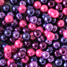 Load image into Gallery viewer, Pink, Purple, Mauve, Magenta, Amethyst, Ruby, Statement, Necklaces, Bracelets, Jewellery, Glass, Pearls, China, Collection,