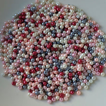 Load image into Gallery viewer, China,  White,  Round,  Purple,  Pink,  Pearl,  Peach,  Multicoloured,  Grey, Glass,  Cream,  4mm,