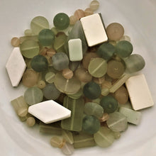 Load image into Gallery viewer, Tube, Tabular, Slabs, Round, Resin, Oval, Multi-Coloured, Java, Indonesia, Hearts, Flat, Drops, Diamonds, Cylinder, Cube, Collection, Mix, Coin, Clear, Bird, Beads, Bicones, White, Sea salt, Snow, Ivory, Silver Grey, Ghost White, Virgin, Naked, Charcoal, Jewellery, Necklaces, Bracelets, Earrings,