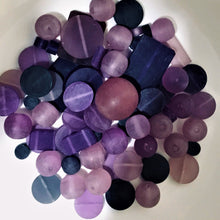 Load image into Gallery viewer, Tube, Tabular, Slabs, Round, Resin, Oval, Multi-Coloured, Java, Indonesia, Hearts, Flat, Drops, Diamonds, Cylinder, Cube, Collection, Mix, Coin, Clear, Bird, Beads, Bicones, Purple, Blackberry, Violet, Fuchsia, Ruby, Magenta, Indigo, Mauve, Lilac, Jewellery, Necklaces. Bracelets, Earrings, Suncatchers, Bead Curtains,