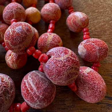 Coral, Sponge Coral, Seaside, Collection, Statement, Graduated, Red, Orange, Jewellery, Asia, Algerian, Onyx, White Metal, Sterling Silver, Topaz, Amber, Jet Black, Necklace, Bracelet, Earrings, Java,