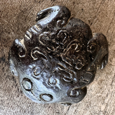 Amulet, Frog, Pendant, Talisman, Black Jade, Collectors, Rare, Fertility Frog, Hand Carved, China, Necklace, Earring, Leather, Jewellery, Wealth, Prosperity, 