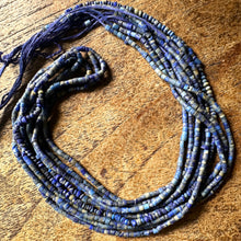 Load image into Gallery viewer, Lapis Lazuli, Strands, Beads, Rocailles, Spiritual, Chakra, Blue, Collectible, Rare, Semi-Precious Stone Beads, Semi-Precious, Beaders, Afghanistan, Middle East, Himalayas, China, Stone Beads, Inspiring, Ethnic, Tribal, Jewellery, Tribal Jewellery, Necklaces, Bracelets, Earring,
