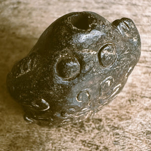 Amulet, Frog, Pendant, Talisman, Black Jade, Collectors, Rare, Fertility Frog, Hand Carved, China, Necklace, Earring, Leather, Jewellery, Wealth, Prosperity, 