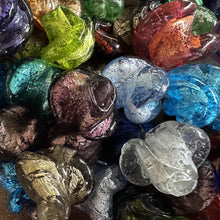 Load image into Gallery viewer, Indian, Silver Foil, Propeller, Beads, Statement, Necklace, Collection, Red, Orange, Topaz, Blue, Cyan, Aqua, Sapphire, Green, Clear, Silver Grey, Charcoal, Olive, Purple, Violet, Ruby, Magenta, Jewellery-Making, Chunky, Jewellery, Glass, Large Hole, Centre-Drill, Mix, Tigertail, Leather, Hemp-Twine, Fishing Line, Bead Curtains, Suncatchers, Twist Beads,
