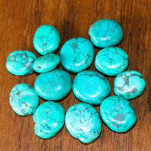 Load image into Gallery viewer, 13pcs – 55g - 16-24mm Tibetan Turquoise Semi-Precious Stone Beads [SP-49]
