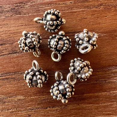 Sterling Silver, India, 925, Metal, Beads, Bauble, Silver, Dangle, Charms, Pendants, Crafted, Silversmiths, Jewellery, Indian, Ethnic, Tribal, Bracelets, Earrings, Necklaces, Copper, Zinc, Nickel, Statement Jewellery, Sub-Continent,