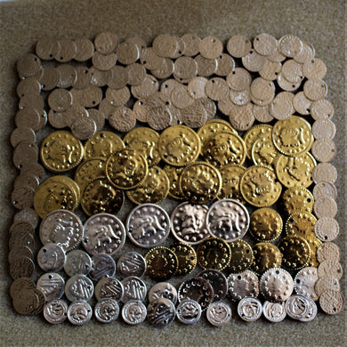 Pressed Tin, Belly Dancing, Coins, Egyptian, Indian, Roman, Dance, Belt, Jingle, Aluminium, Costume, Stampings, Antique Silver, Silver, Gold, Mix, Jewellery Making, Collection, Charms,  Metal, Collection, Bracelet, Necklace, Anklets 