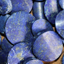 Load image into Gallery viewer, Afghanistan, Blue, Gold, Semi-Precious, Jewellery-Making, Chunky, Jewellery, Global Beads, Collection, Mix, Pyrite, Flecks, Tigertail, Craftline, Leather, Necklace, Anklet, Bracelet,  Bangle, Ethnic, Tribal, Tabular, Spiritual, Lapis Lazuli, Lapis, Unpolished, Partially,
