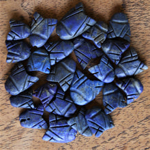 Load image into Gallery viewer, Afghanistan, Blue, Gold, Semi-Precious, Jewellery-Making, Chunky, Jewellery, Global Beads, Collection, Mix, Pyrite, Flecks, Tigertail, Craftline, Leather, Necklace, Anklet, Bracelet, Bangle, Ethnic, Tribal, Spiritual, Lapis Lazuli, Lapis, Unpolished, Disks, Statement, Fish,
