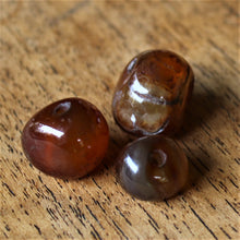 Load image into Gallery viewer, Asia, Beggar Beads, Agate, Semi-Precious, Jewellery-Making, Gem, Jewellery, Global Beads, Collection, Mix, Tigertail, Craftline, Leather, Earrings, Necklace, Anklet, Bracelet, Ethnic, Tribal, Spiritual, Jade, Statement, Healing Qualities, Polished, Boho, Boho-Style, Beads, Centre-Drill, Riverbed, 
