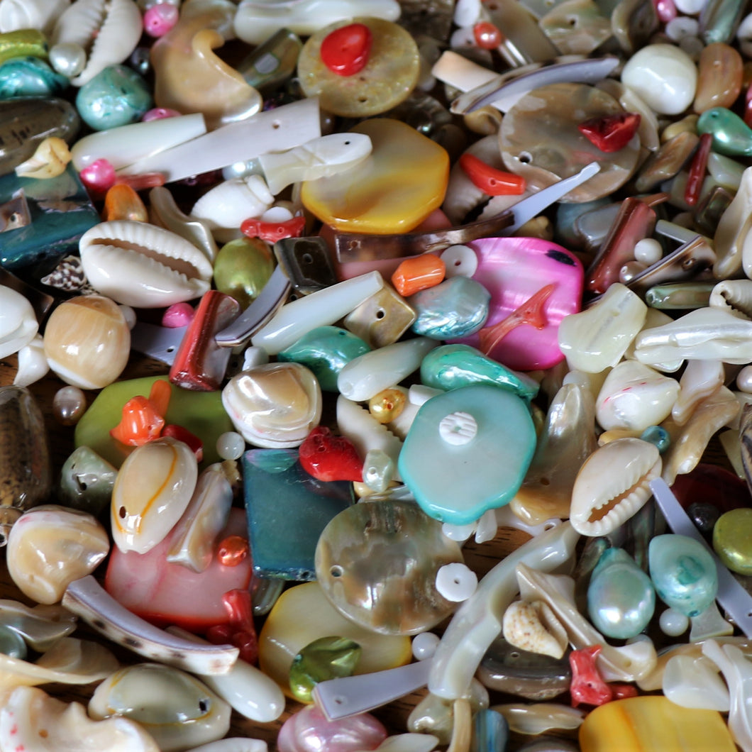 500pcs - 300g – 4-45mm – The Ultimate Mixed Shell Bead Collection [SH-1]