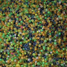 Load image into Gallery viewer, Seeds, Rocailles, Seed Beads, Opaque, Iridescent, Metallic, Iris, Silver Lined, Translucent, Matt, Lustre, Pearl, Satin, Tigertail, Leather, Craftline, Cotton Bead Thread, Fishing Line, Orange, Clear, Blue, Black, Navy, Aqua, Pink, Green, Yellow, Lime, Multicoloured, Czechoslovakia, Japan, India, China, Taiwan, Jewellery-Making, Europe, Little Stones, OCI, Glass, Embroidery, Bracelet, Necklace, Earrings, Clothing, Jewellery, 
