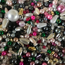 Load image into Gallery viewer, Plastic, Pearls, Rice Beads, Gold, Cream, Purple, Magenta, Teal, Pink, Gold, Silver, Green AB, Clear, White, Black, Top Drill Pearls, Top Side Drill, Rosaries, Suncatchers, Teardrop, Bead Curtains, Jewellery, Key Rings, Necklaces, Bracelets, Art Projects, Counting, Teaching, Nippers, Taiwan, Asia, Plastic Pearl, Worldwide, 
