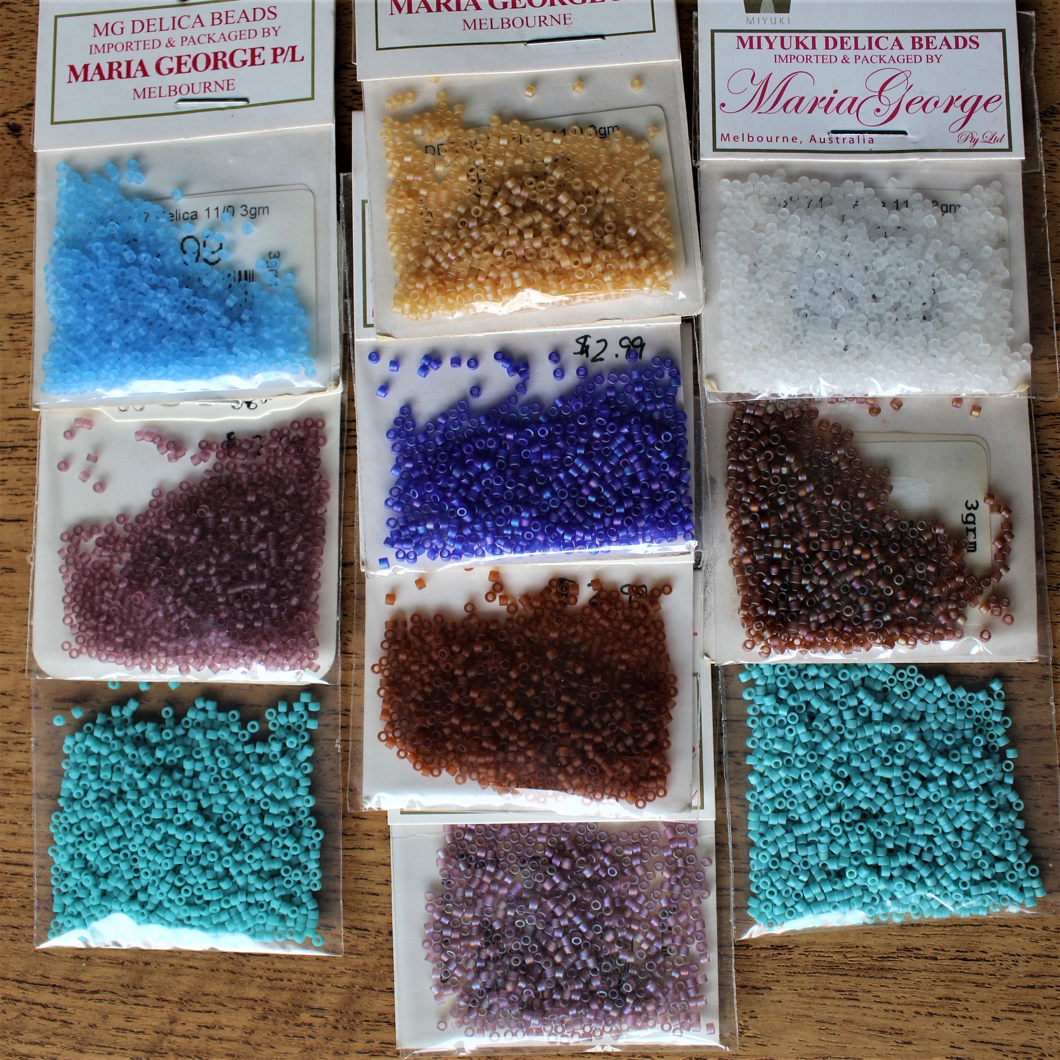 JaValle Beads - Delica Beads 'Buy' the Gram for all Miyuki Products!