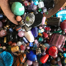 Load image into Gallery viewer, Glass, Bone, Silver Foil, Resin, Indian, Sandcast, Tribal, Ethnic, Rastas, Hand Carved, Malas, Prayer Beads, Faceted, Crystal, Rocaille, 2 kilos, Kashmiri, Ghana, Nigeria, Himalayas, Tibet, Nepal, Pakistan, Indonesia, Czech Republic, Bicones, Rounds, Ovals, Twists, Drops, Tubes, Cubes, Tabular,  Opaque, Transparent, Speckled, Frosted, Silver Foil, Hand-Carved, Frosted Necklaces, Bracelets, Earrings, Necklaces, Bead Curtain, Suncatcher, Multicolours
