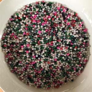 Plastic, Pearls, Gold, Teal AB, Clear, Red, White, Pink, Magenta, Cream, Grey, and Black,  Rosaries, Suncatchers, Bead Curtains, Jewellery, Key Rings, Necklaces, Bracelets, Art Projects, Counting, Teaching, Nippers, Taiwan, Asia, Plastic Pearl, Worldwide, 