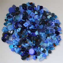 Load image into Gallery viewer, Seascapes Blue, Czechoslovakia, Glass, Beads, Cubes, Bicones, Ovals, Rounds, Tabular, Cylinder, Tube, Transparent, Tiles, Round, Oval, Mix, Frosted, Hearts, Beads, Glazed, Glass, Faceted, Drops, Collection, Coin, Blue, Hues, Blue, Bicone, Necklace, Bracelet, Earrings, Anklet, Frosted, Jewellery, Czech Republic, Cyan, Capri, Cerulean, Navy, Aqua, Sapphire, Cobalt, Azure,
