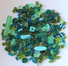 Load image into Gallery viewer, Forest Green, Green, Olive, Teal, Emerald Green, Lime, Mint, Amazon, Avocado, Apple, Chartreuse, Czechoslovakia, Glass, Beads, Cubes, Bicones, Ovals, Rounds, Tabular, Cylinder, Tube, Transparent, Tiles, Round, Oval, Mix, Frosted, Hearts, Beads, Glazed, Glass, Faceted, Drops, Collection, Coin Hues, Bicone, Necklace, Bracelet, Earrings, Anklet, Frosted, Jewellery, Czech Republic, Boho, Vintage, 
