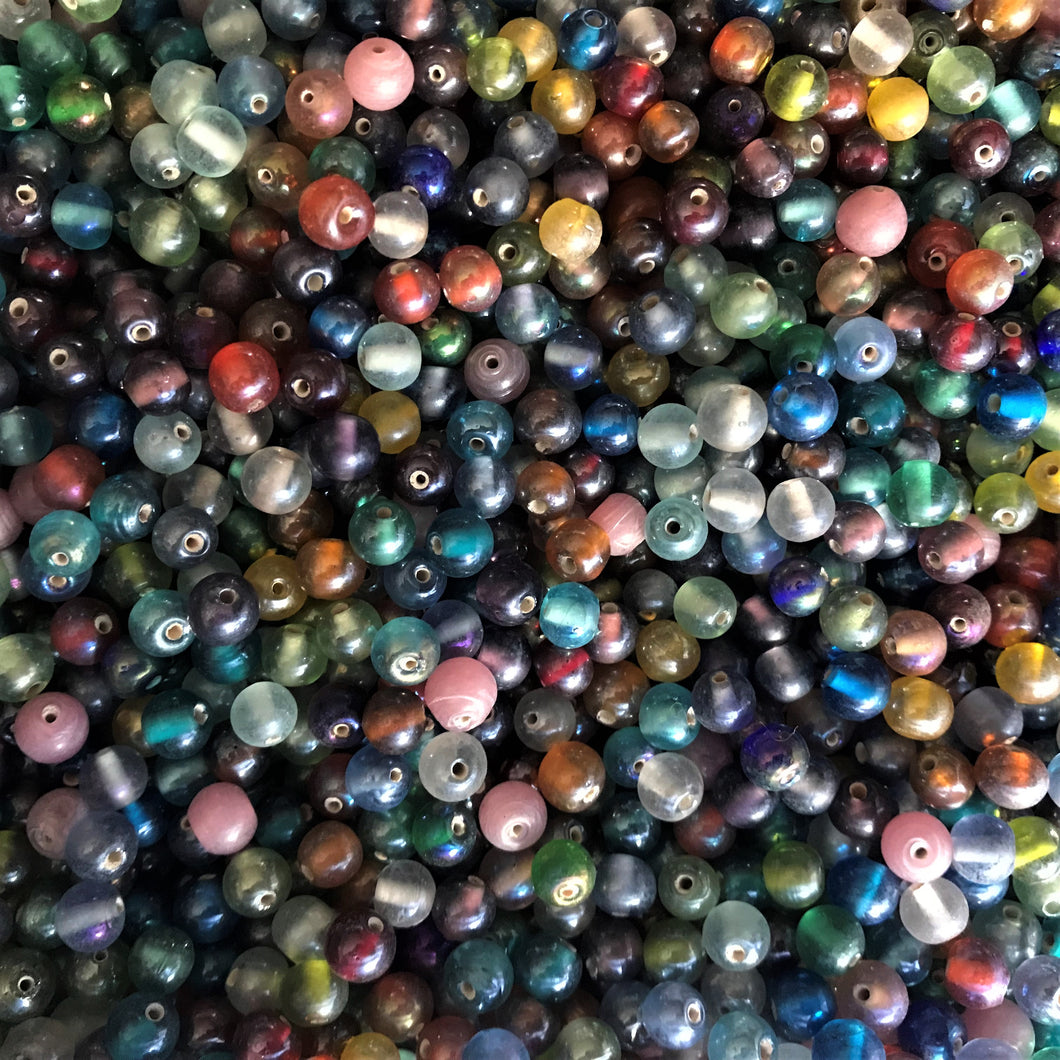 Glazed, Round, Multicoloured, Glass, India, Hearts, Collection, Global, Beads, Glazed, Red, Orange, Purple, Topaz, Yellow, Mustard, Lime, Blue, Violet, Fuchsia, Ruby, Magenta, Clear, Aqua, Pink, Forest Green, Jewellery, Earrings, Necklaces, Bracelets, 