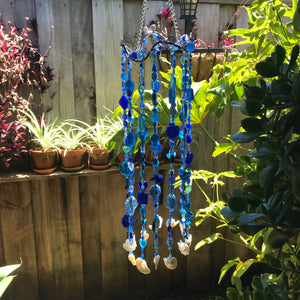 Suncatchers, Beaded Curtains, Bead Curtain, Suncatcher, Wind Chimes, Mobiles, Waterproof, Pearl Shell, Cyan, Capri, Cerulean, Blue, Navy, Aqua, Sapphire, Cobalt, Azure, Opaque, Silver-Lined, Lustre, Fire-Polished, Oil, Translucent, Transparent, Frosted, Glazed, Bicones, Rounds, Ovals, Diamonds, Drops, Tubes, Cubes, Tabular, Dangles, 