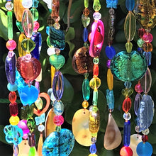 Load image into Gallery viewer, Suncatchers, Beaded Curtains, Bead Curtain, Suncatcher, Wind Chimes, Mobiles, Sea Blue, Aqua, Beige, Caramel, Brown, Tawny, Coffee, Russet, Syrup, Cinnamon, Beige, Topaz, Ivory, Auburn, Chestnut, Pecan, Chocolate, Tangerine, Mango, Scarlet, Topaz, Yellow, Brown, Gold, Amber, Orange, Peach, Rust, Apricot, Saffron, Jonquil, Terracotta, Bronze, Copper, Tawny, Sienna, Fawn, 
