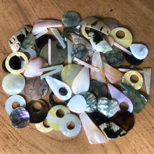 Load image into Gallery viewer, Shells, Mother of Pearl, MOP, Black, Pink, Brown, White, Pink, Red, Green, Yellow, Aqua, Beige, Green, Pucca, Cowries, Branch Coral, Trochus, Abalone Shell, Mussel Shell, Cockle Shell, Nasa Shells, Beach Shells, Hand Carved, Cat Shape, Fish Shape, Bird Shape, Blister Pearl, Fish Bone Vertebrae, Clam Shells, Dyed, Slabs, Jewellery, Necklaces, Bracelets, Earrings, Freshwater Pearls, Snail Shell, Sliced Cowries, Buttons, Pau Shell, Pendants, Jewellery, Necklaces, Bracelets, Earrings, Suncatchers, Key Rings,  
