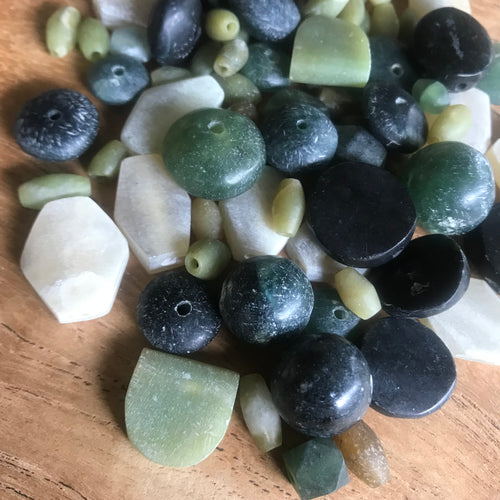 Jade, Ovals, Flasks, Afghanistan, Asia, Mutton-Fat, Hand-Carved, Axe Heads, Henan, Semi-Precious, Jewellery-Making, Gem, Jewellery, Global Beads, Collection, Mix, Tigertail, Craftline, Leather, Earrings, Necklace, Anklet, Bracelet, Ethnic, Tribal, Spiritual, Jade, Unpolished, Statement, Healing Qualities, Polished, Boho, Boho-Style, Beads, Imperial Gem, Centre-Drill,