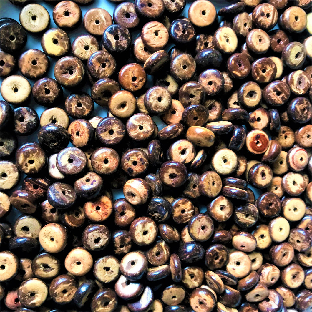 Beads, Chocolate, Indonesia, Jewellery Making, Counting Collection, Washer, Spacer Bead, Colours, Necklace, Bracelet, Earthy, Brown,