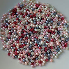 Load image into Gallery viewer, China,  White,  Round,  Purple,  Pink,  Pearl,  Peach,  Multicoloured,  Grey, Glass,  Cream,  4mm,
