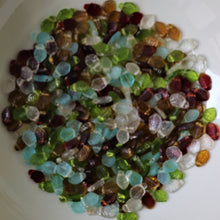 Load image into Gallery viewer, Lime Green, Siam Red, Topaz, Aqua Blue, Clear, Glass, Clear, Round, Indian, Jewellery, Suncatchers, Bead Curtains, Earrings, Necklaces, Bracelets, Assorted, Multicolour, Collection, Beads, 
