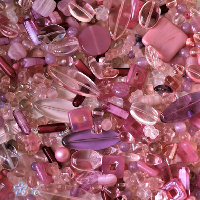 Pink, Lilac, Pale Purple, Clear, Salmon, Blossom, Cerise, Rose, Magenta, Coral, Fuchsia, Czechoslovakia, Glass, Beads, Cubes, Bicones, Ovals, Rounds, Tabular, Cylinder, Tube, Transparent, Tiles, Round, Oval, Mix, Frosted, Hearts, Beads, Glazed, Glass, Faceted, Drops, Collection, Coin, Bicone, Necklace, Bracelet, Earrings, Anklet, Frosted, Jewellery, Czech Republic, Boho, Vintage, 
