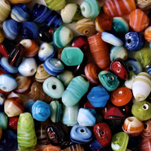 Load image into Gallery viewer, White, Washer, Spacer, Saucer, Round, Red, Oval, Opaque, Frosted, Navy, Multi-Coloured, Mix, India, Green, Global, Beads, Glazed, Glass, Cylinder, Collection, Brown, Blue, Black, Bicone, Beads, Indian, India, Varanasi, Jewellery, Bracelet, Necklace, Earrings, Bead Curtain, Suncatcher,
